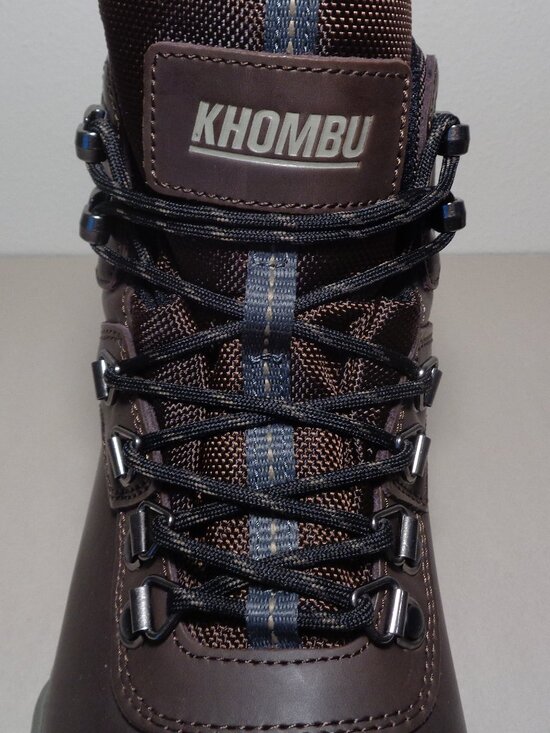 Khombu Size 8 M / KENNY / Brown / Leather / Hiking Boots New Men\'s Shoes main image 9